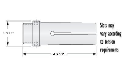 1-1/4'' Cone Hex Feed Finger